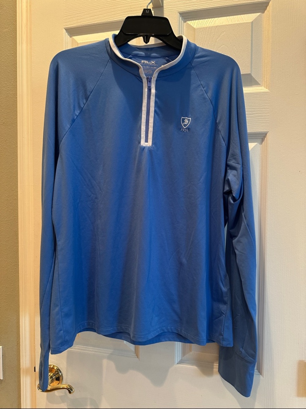 Women’s Long-Sleeve Quarter-Zip Jersey – Blue RLX